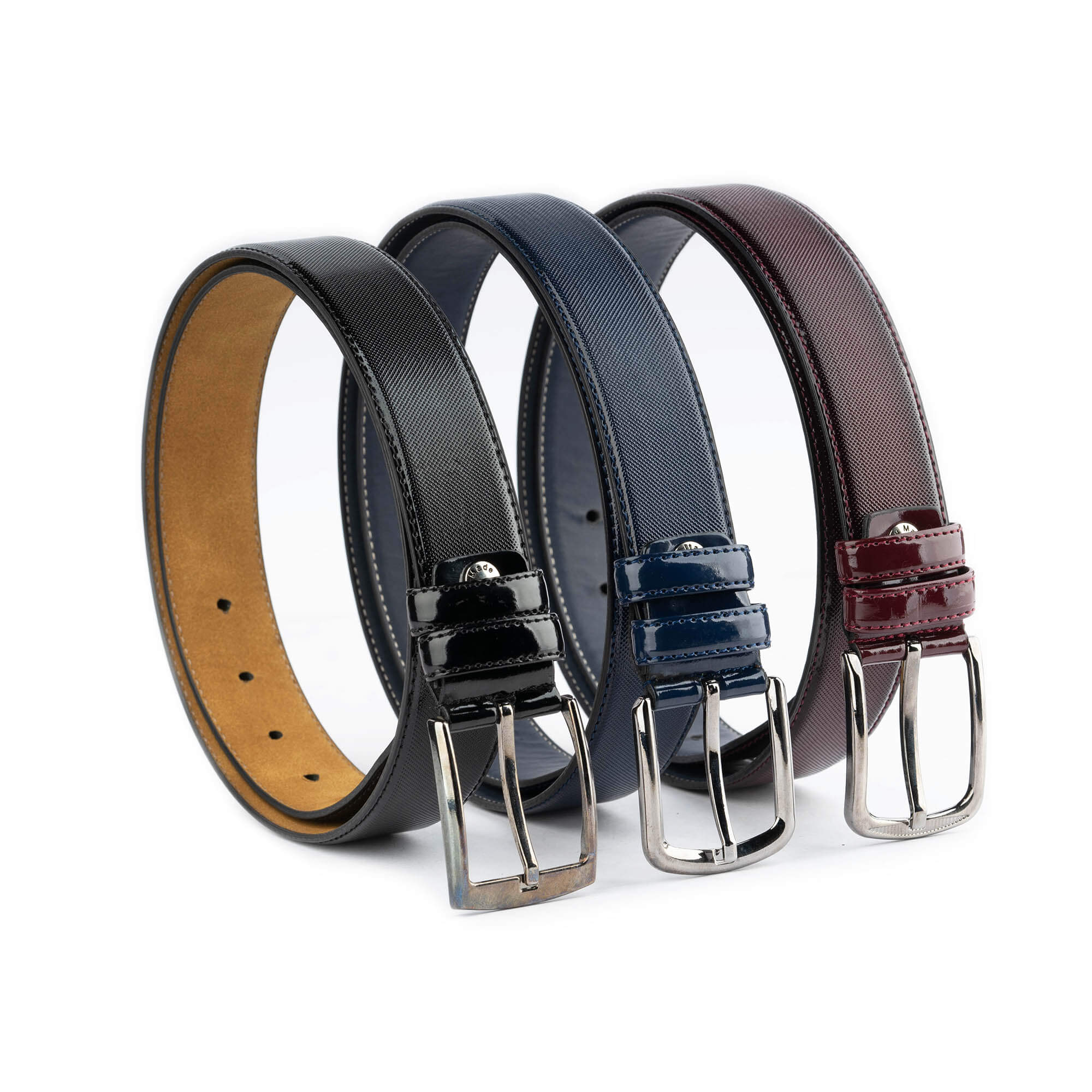 Burgundy Suede Leather Belt Strap For Louis Vuitton Buckles Womens Mens Belt