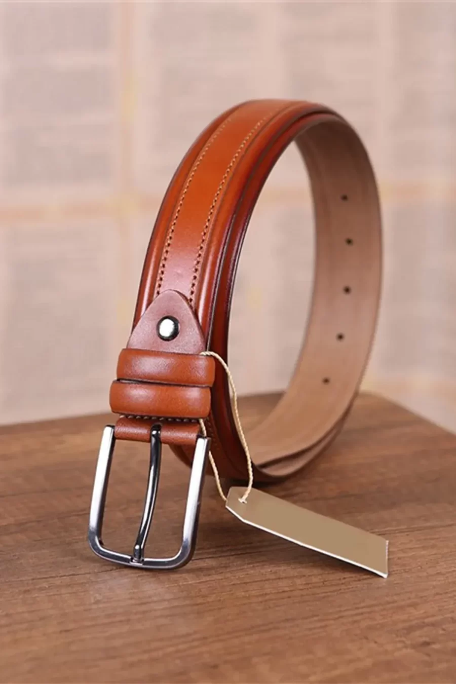 Tan Colour Dressing Belts For Men Trousers Luxury KD 013 1 5