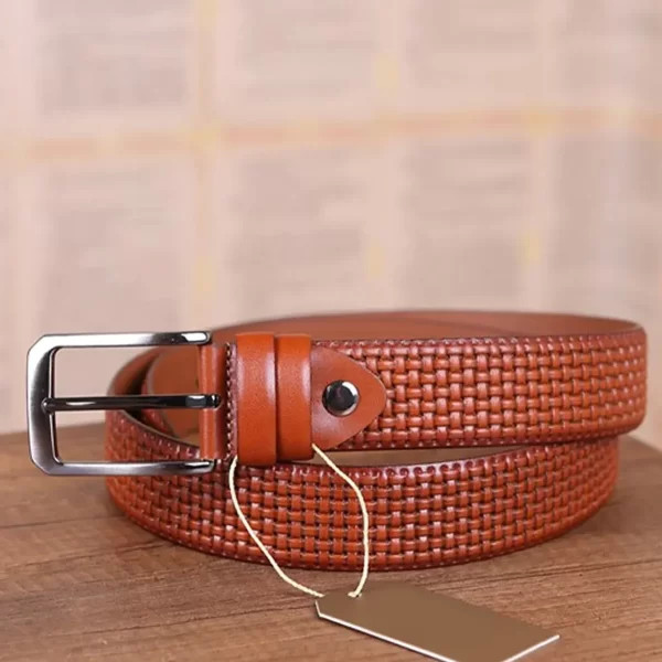 Tan Colour Gents Leather Belt For Trousers Luxury KD 011 2 6