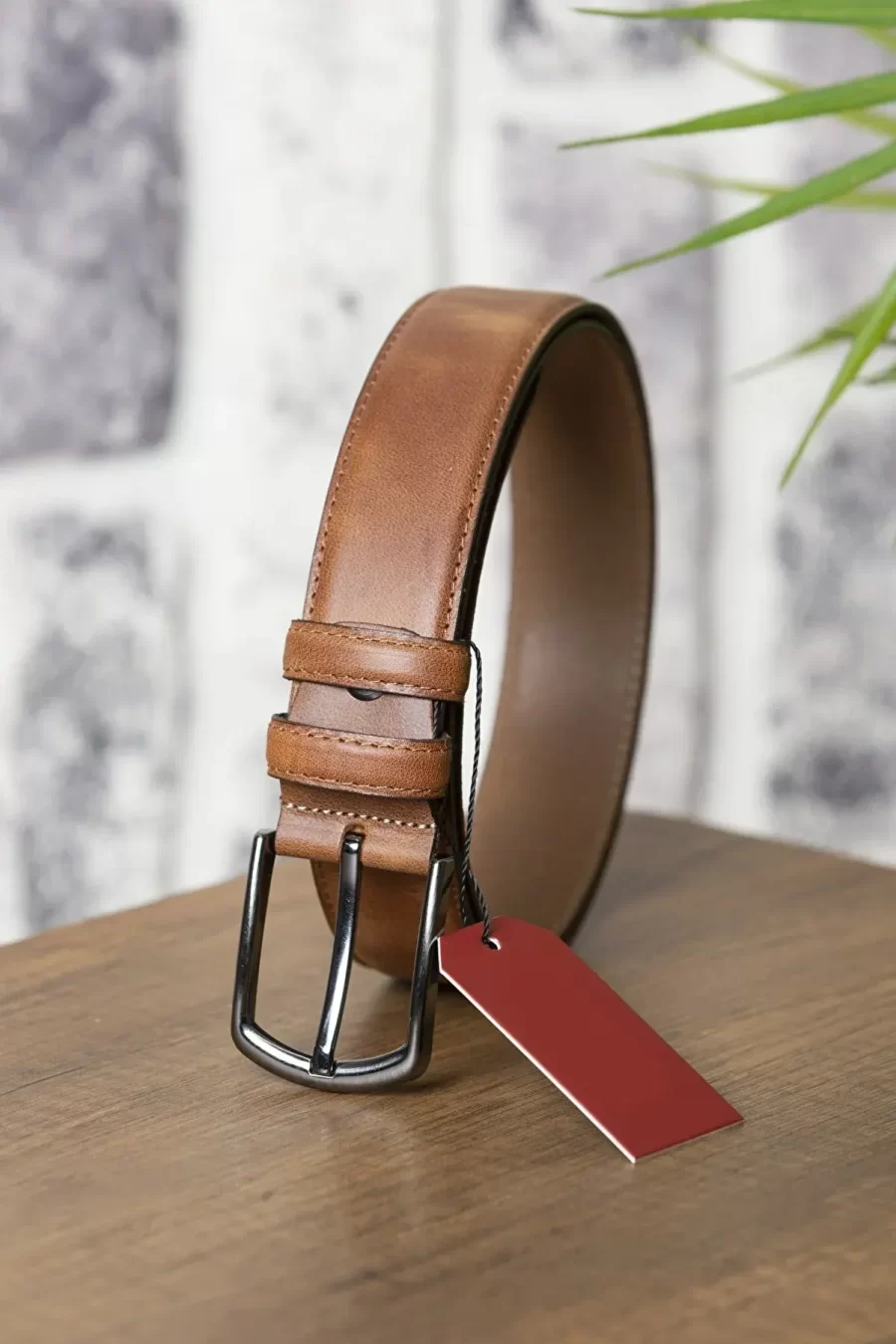 Tan Gents Leather Belt Fashion GRAYZ01 11