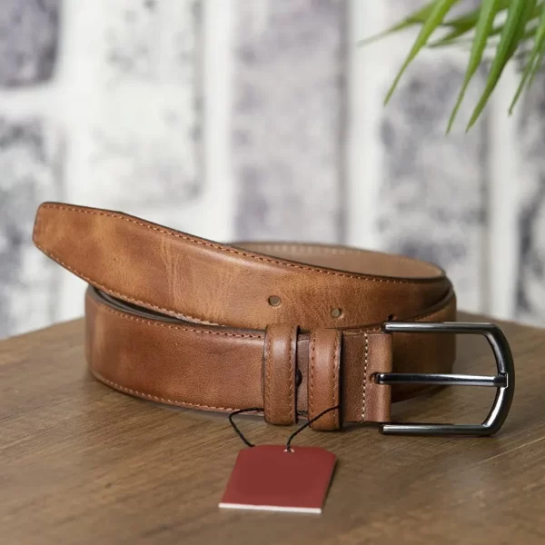 Tan Gents Leather Belt Fashion GRAYZ01 12