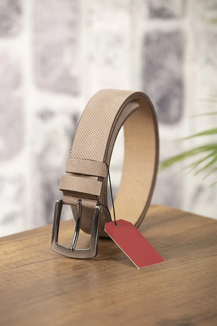 Taupe Gents Belt For Jeans KK09 5