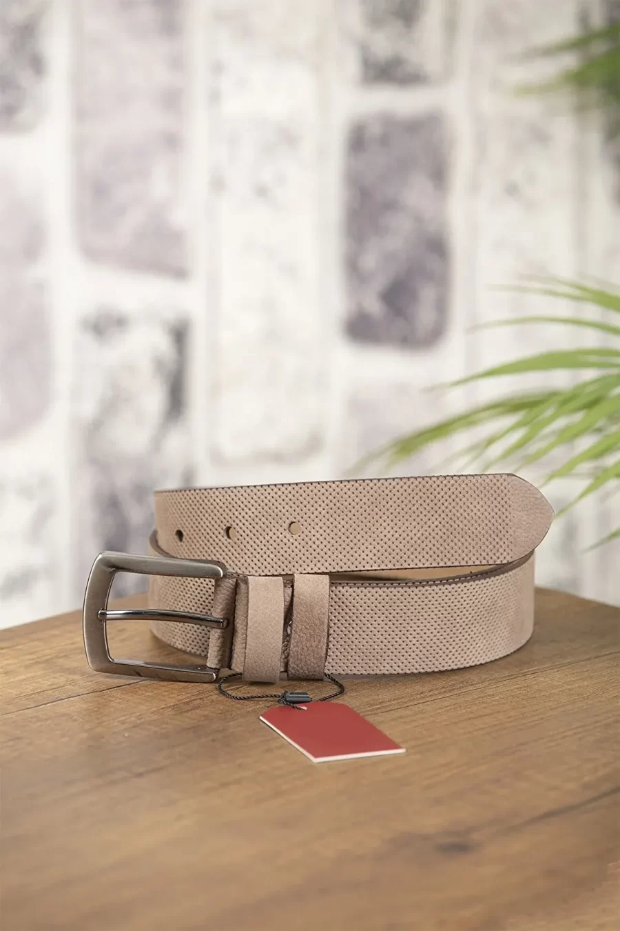 Taupe Gents Belt For Jeans KK09 6