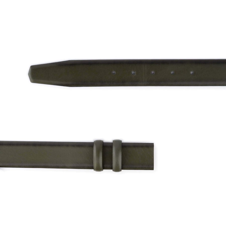 belt strap replacement olive green leather high quality 2