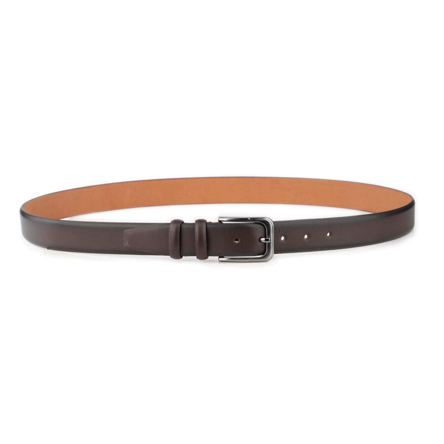 best belts for guys formal dark brown real leather 4