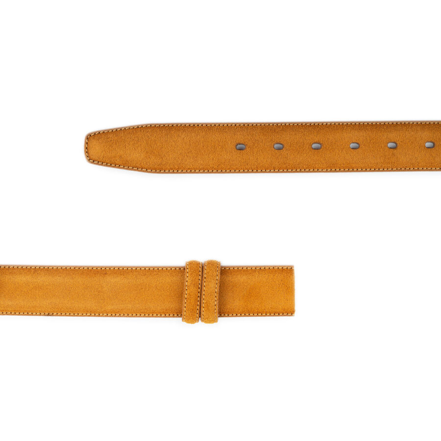 camel suede belt straps for buckles replacement 1 3 8 2