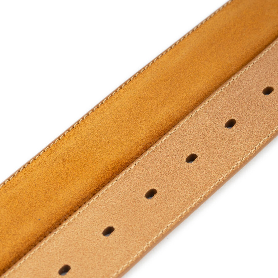 camel suede belt straps for buckles replacement 1 3 8 3