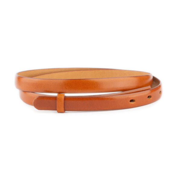 cognac belt strap for buckles 1 5 cm replacement leather 1 08 20 CUT 28082024 AML