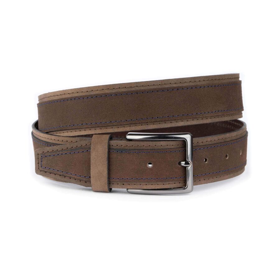 cool golf belt mens brown suede leather 1 10 31072024 38 SUEDBELTBROW