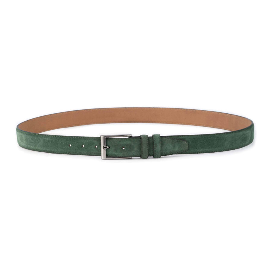 green suede leather golf belt mens 4