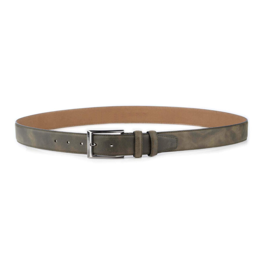 khaki golf belt genuine leather high quality 4