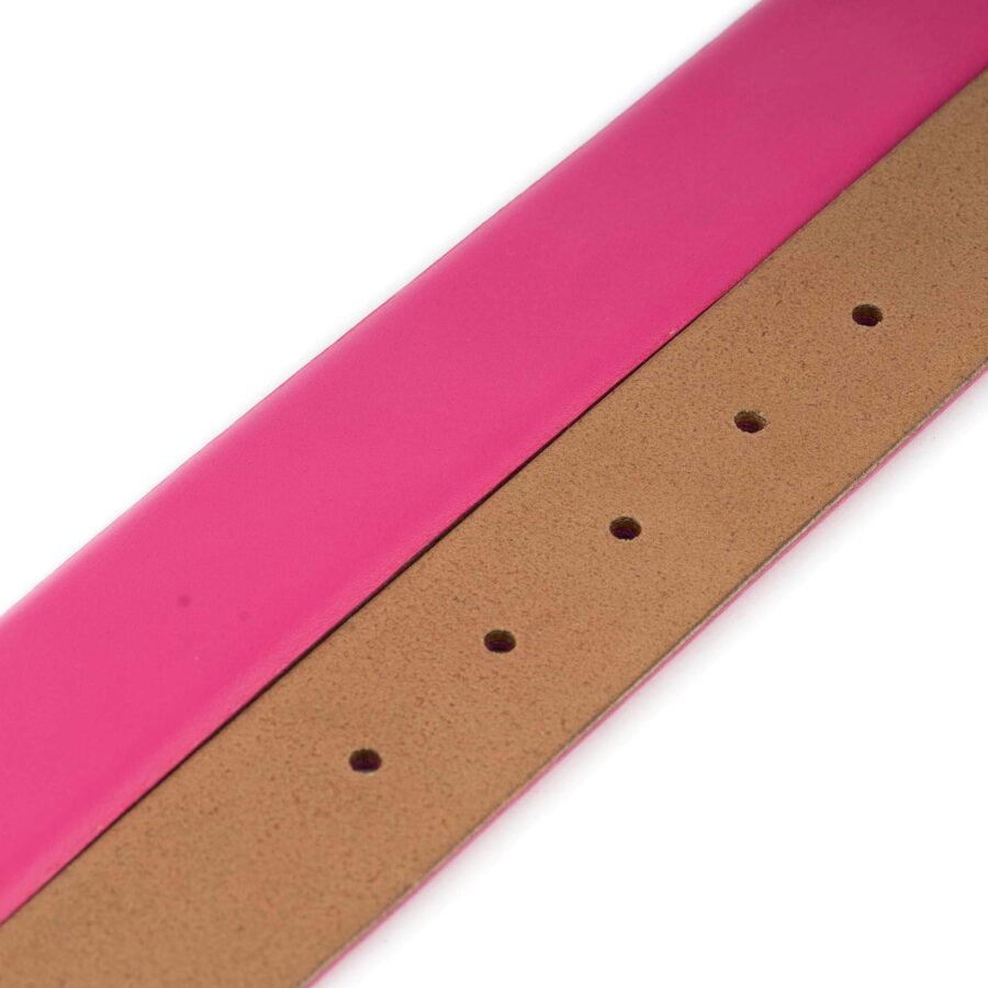 ladies summer belts pink leather high quality 3