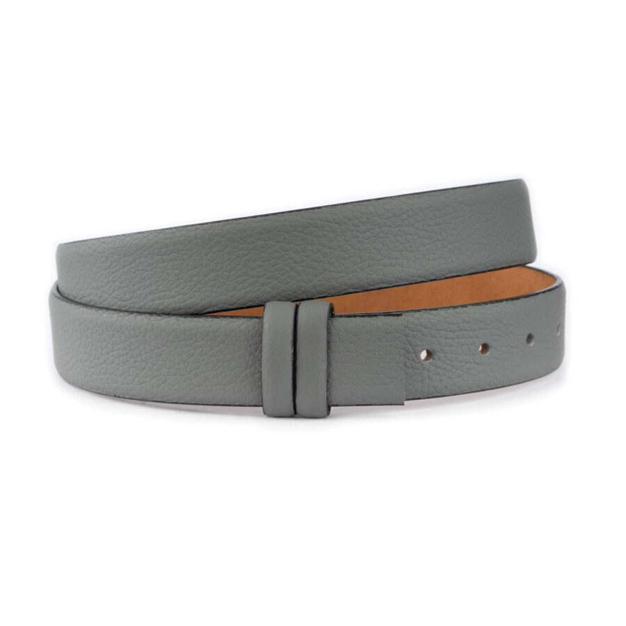 light gray leather strap for clasp buckles 1 10 30072024 35 PEBBCUTLGRA