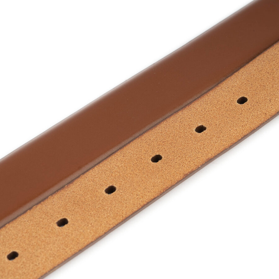 mens belt strap for buckle medium brown 3