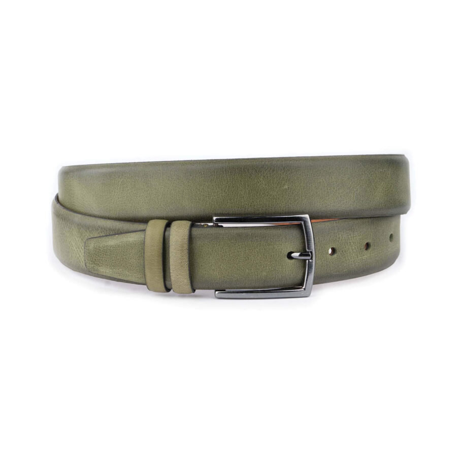 olive green golf belt for men genuine leather 1 36 31072024 35 OLIVBELTGREE