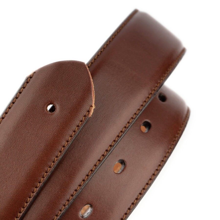 replacement belt strap for buckles brown leather 2