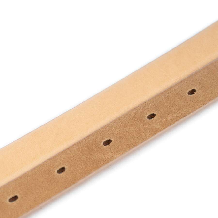 replacement belt strap natural color leather 2 0 cm 3