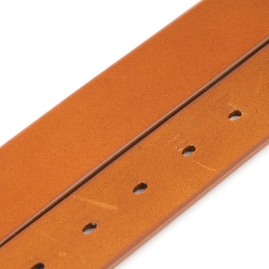 tan belt straps leather thick 1 1 2 inch 3