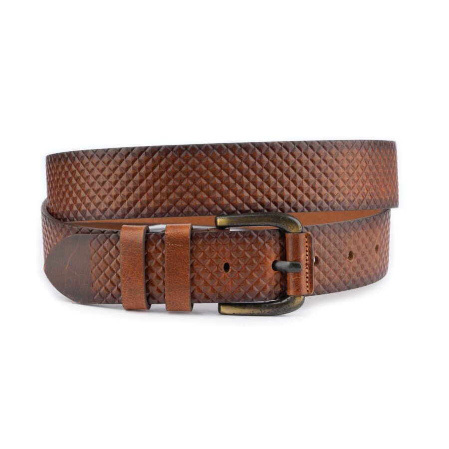 tan golf belt mens with leather coated buckle 1 43 31072024 38 CHECBELTTAN