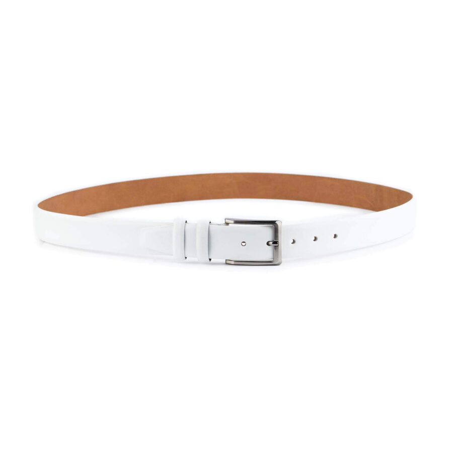 white belts for summer genuine leather 4