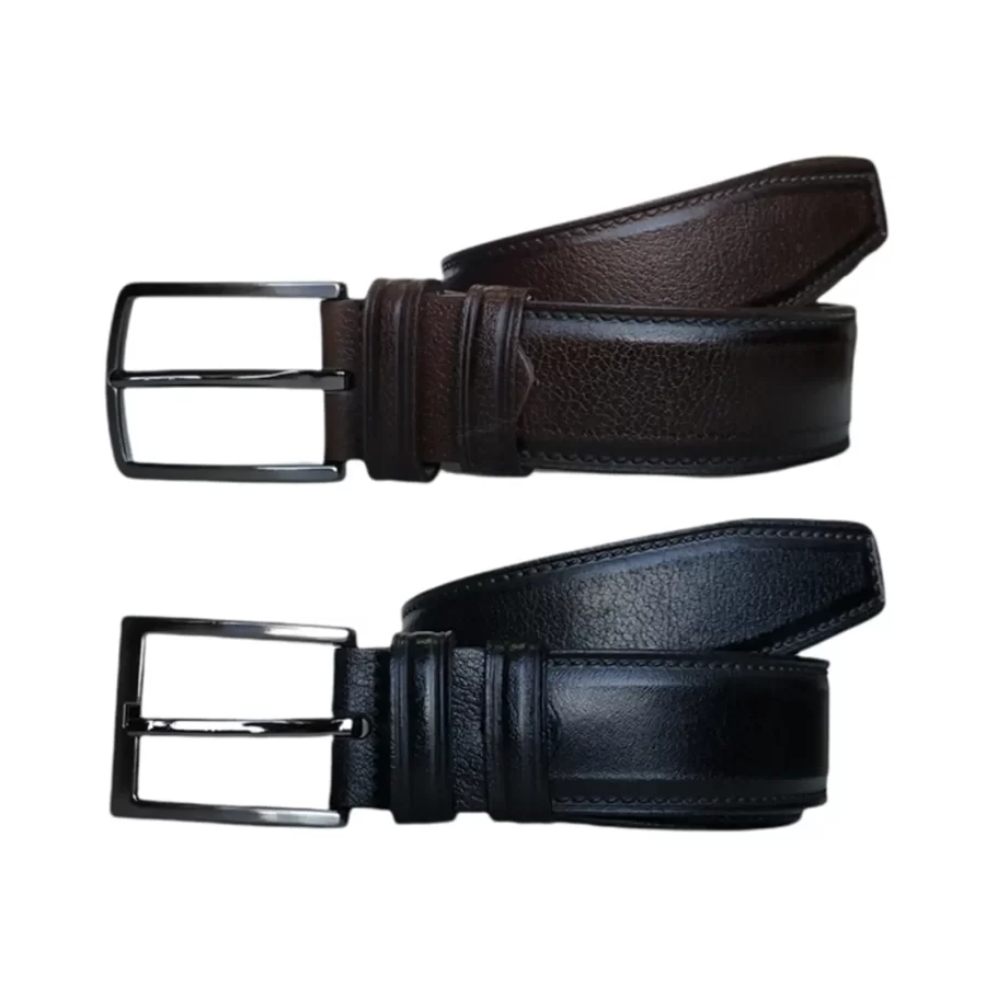 2 Pc Mens Belt Set genuine leather KARPHBCV00001CXR99 02