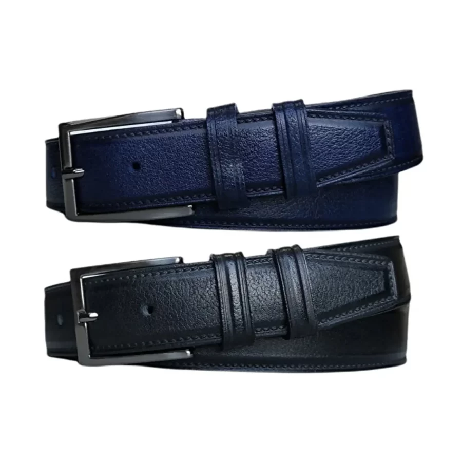 2 Pc Set best quality mens belts genuine leather KARPHBCV00001CXR9R 01