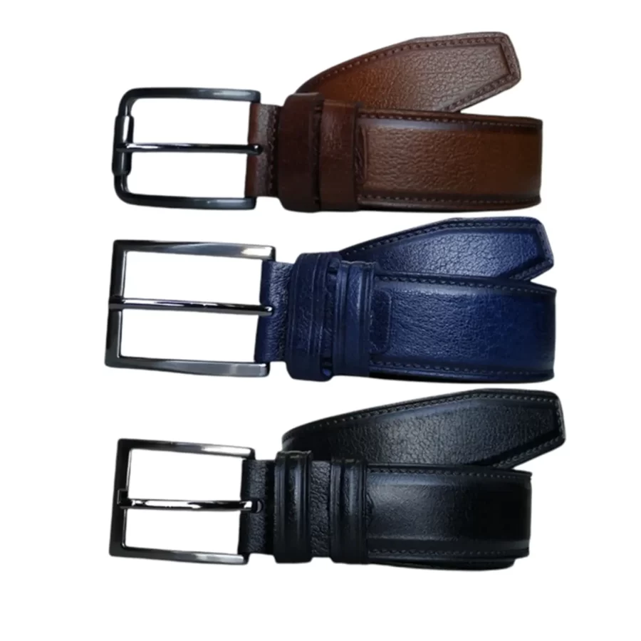 3 Pc Mens Belt Gift Set genuine leather KARPHBCV00001CXRA3 02