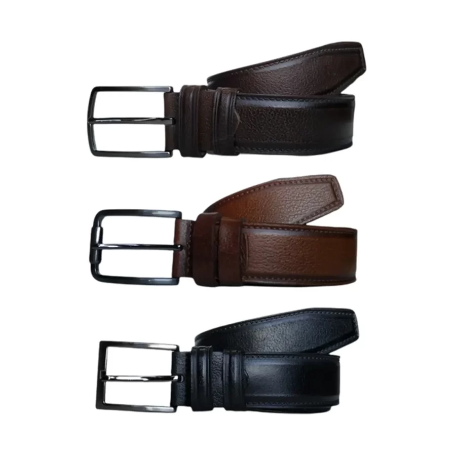 3 Pc Set male belts genuine leather KARPHBCV00001CXR91 02