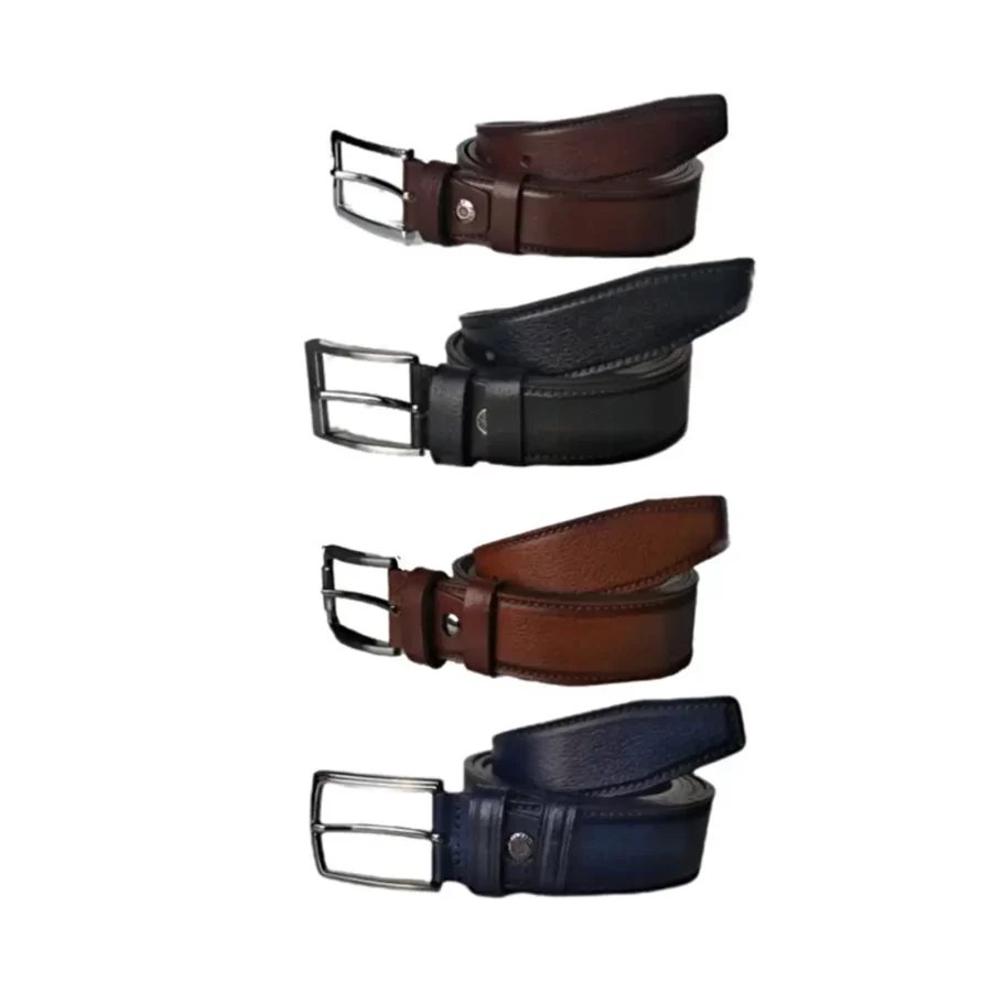 4 Pc Set good belts for men genuine leather KARPHBCV00001CXR5W 02