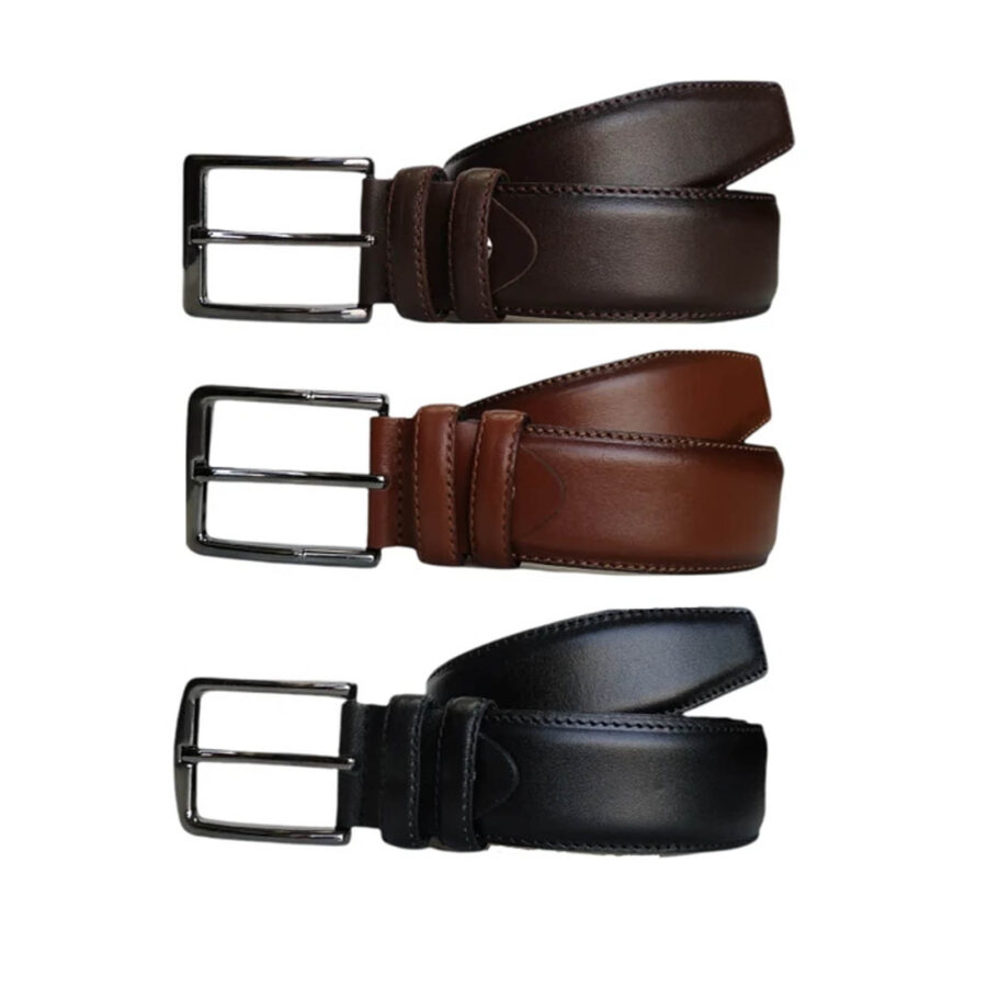 4 0 cm Male Belt For Jeans 3 Piece Gift Set Genuine Leather KARPHBCV00001CXQSF SET 1