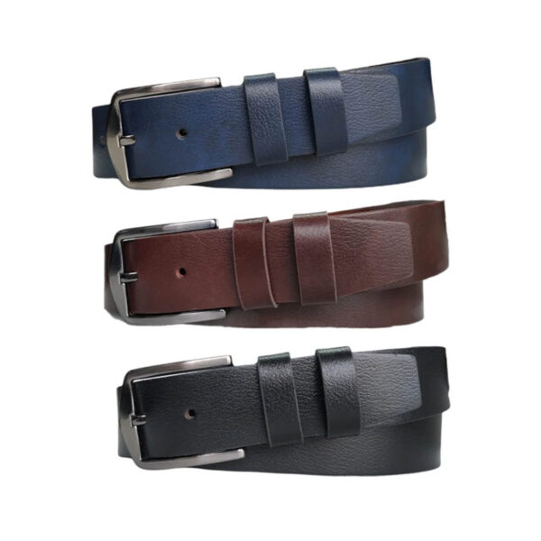 4 0 cm Male Belt For Jeans 3 Piece Gift Set Real Leather KARPHBCV00001CXR8W SET 1