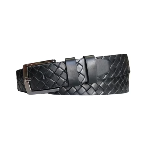 4 0 cm Male Belt For Jeans Black Calf Skin KARPHBCV00001CXRF6 01