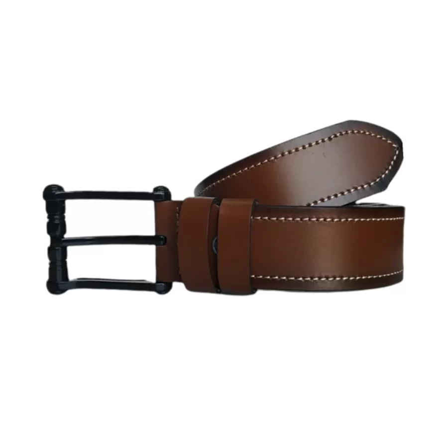 4 0 cm Male Belt For Jeans brown real leather KARPHBCV00001CXQW6 02
