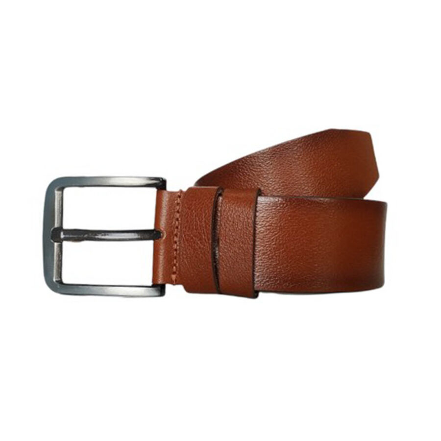 Best Male Belt For Jeans Cognac Genuine Leather Extra Wide 4 5 cm KARPHBCV00001CXQW8 2