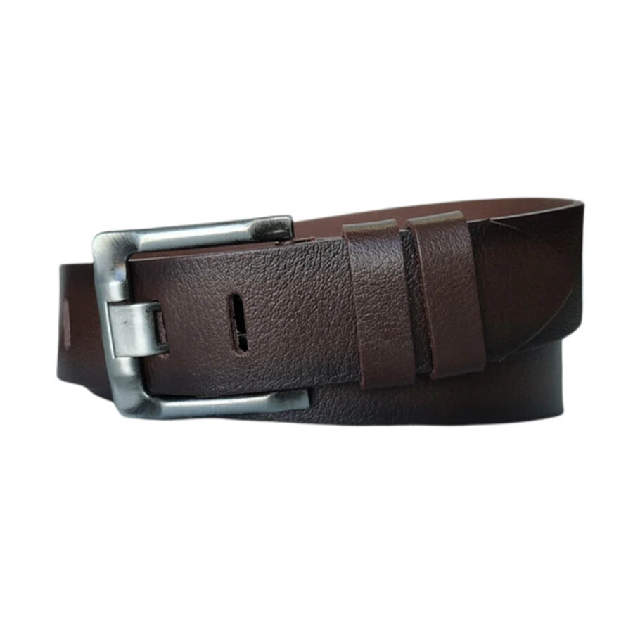 Best Male Belt For Jeans Dark Brown Wide Pin 4 5 cm KARPHBCV00001CXRF1 1