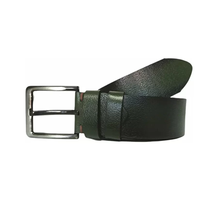 Best Male Belt For Jeans Green Leather Extra Wide 4 5 cm KARPHBCV00001CXRLL 02