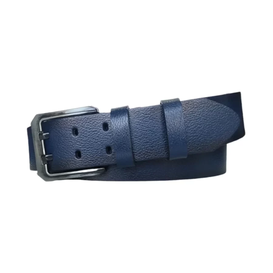 Blue Mens Belt For Jeans Two Prong Extra Wide 4 5 cm KARPHBCV000025W0CQ 1