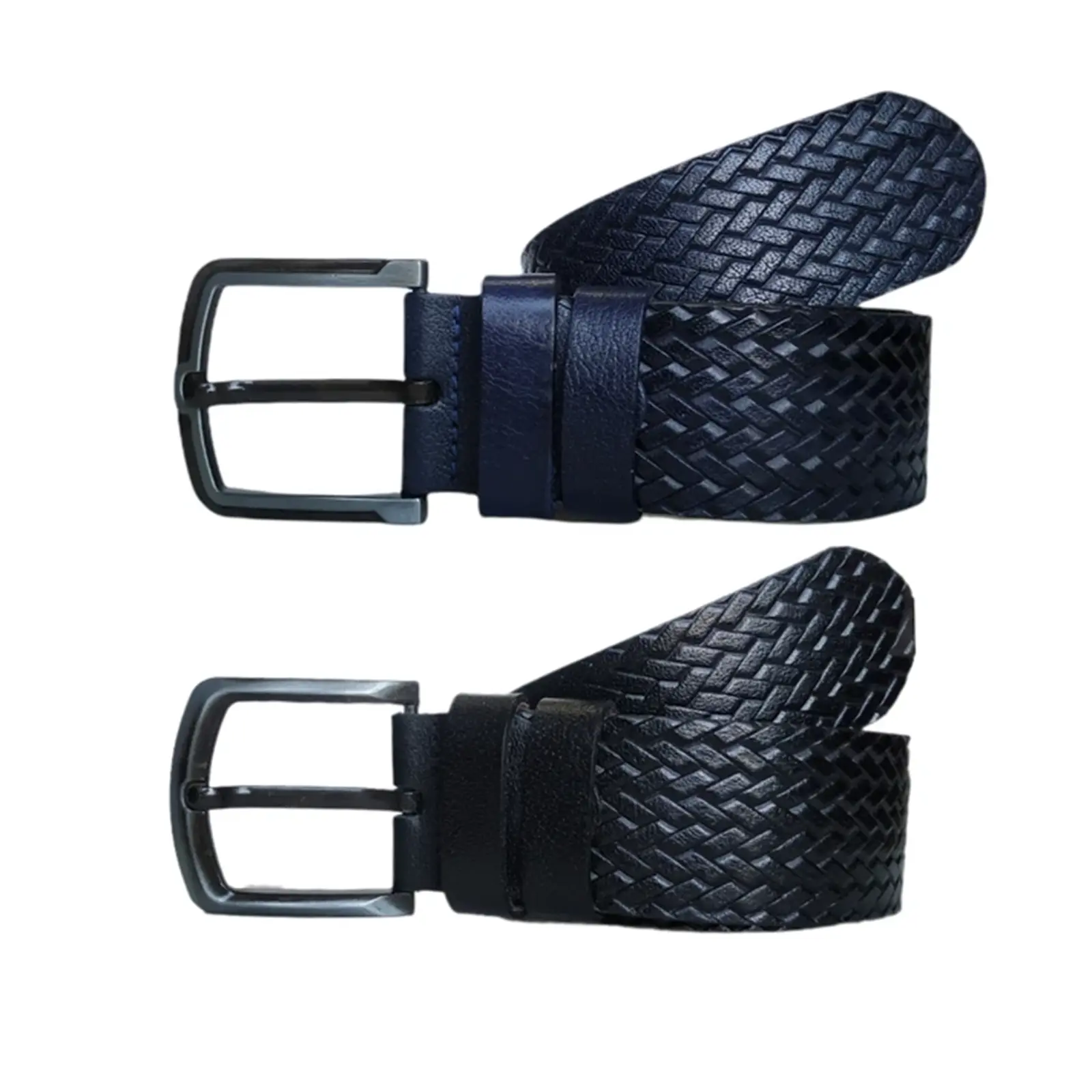 Gents Belts For Denim 2 Piece Gift Set Extra Wide 4.5 Cm