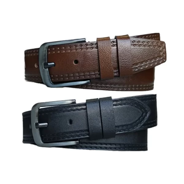 Gents Belts For Denim 2 Piece Gift Set Extra Wide 4 5 cm KARPHBCV00001CXR9J 01