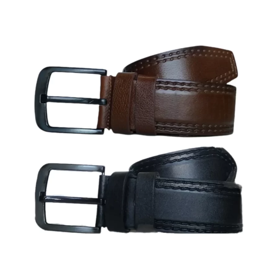 Gents Belts For Denim 2 Piece Gift Set Extra Wide 4 5 cm KARPHBCV00001CXR9J 02