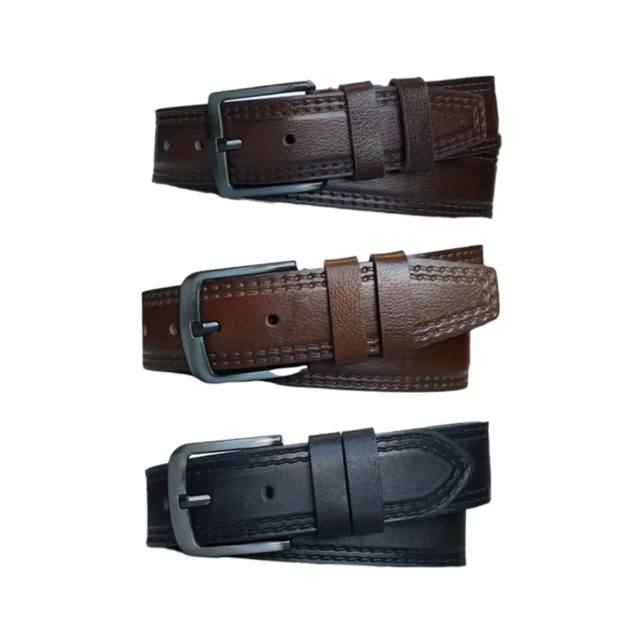 Male Belt For Jeans 3 Piece Gift Set Extra Wide 4 5 cm KARPHBCV00001CXRAS 01