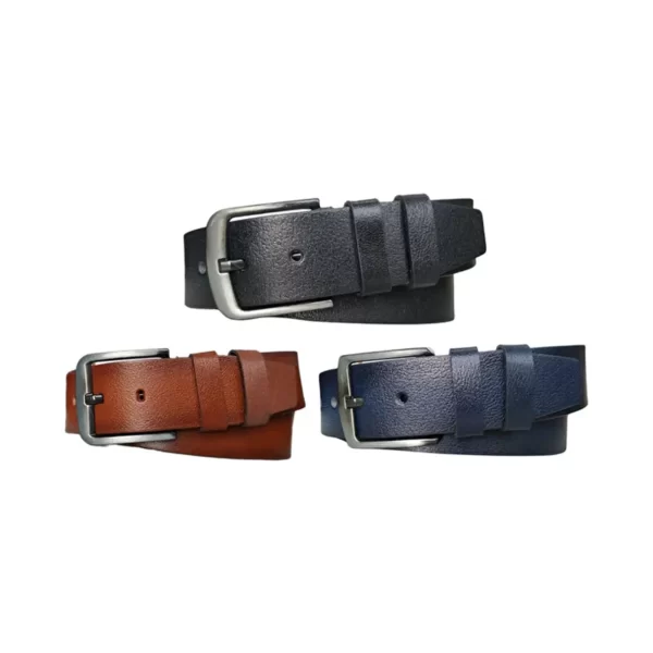 Male Belt For Jeans 3 Piece Gift Set Extra Wide 4 5 cm KARPHBCV00001CXRGE 01