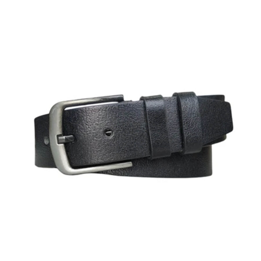 Male Belts For Denim Black Genuine Leather Extra Wide 4 5 cm KARPHBCV00001CXQW8 1
