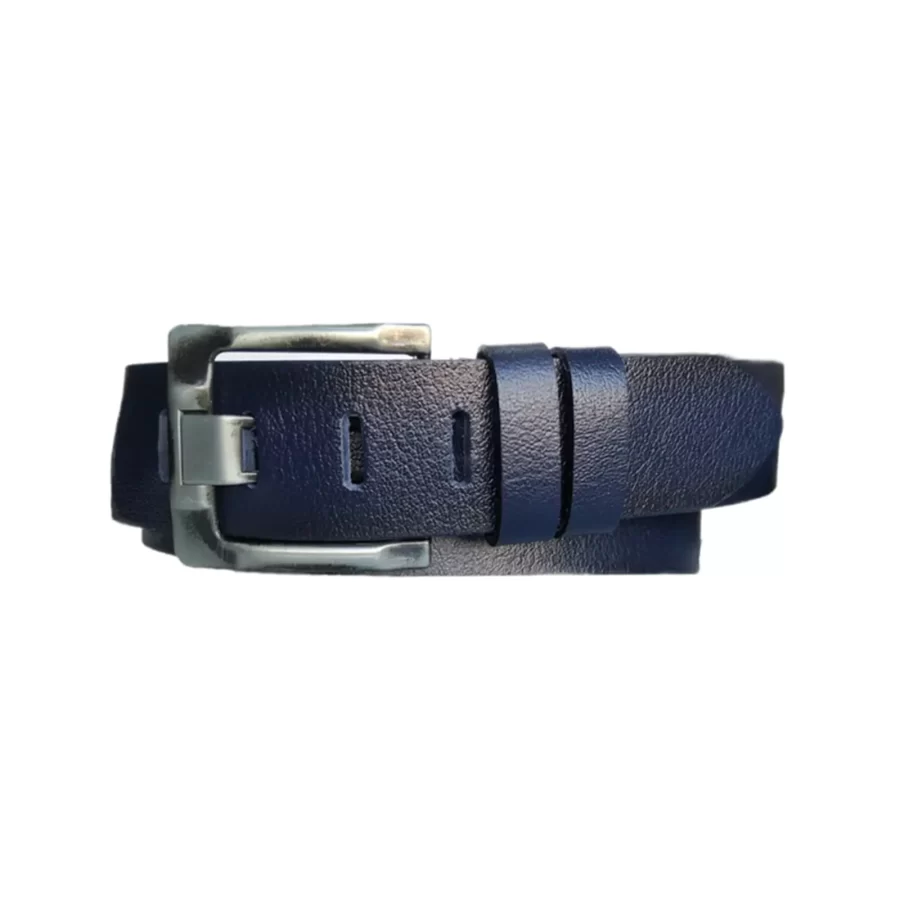Male Denim Belt Real Calf Skin Extra Wide 4 5 cm KARPHBCV00001CXQWS 01