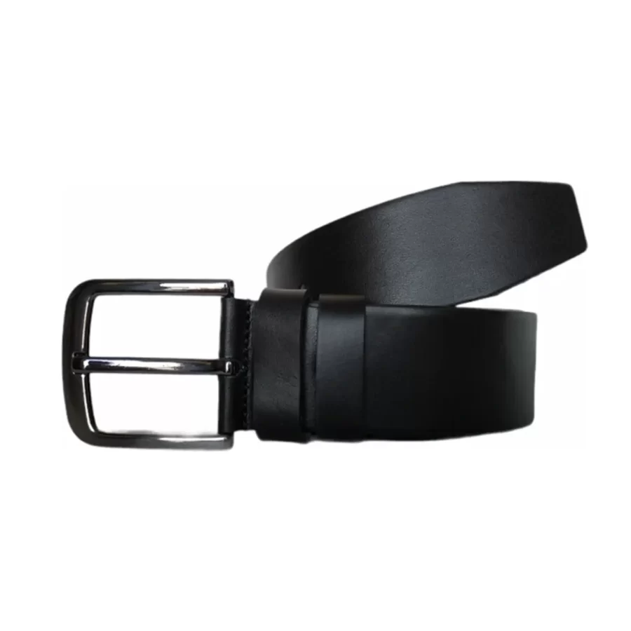 Male Denim Belt Smooth Leather Extra Wide 4 5 cm KARPHBCV00001B25IP 00