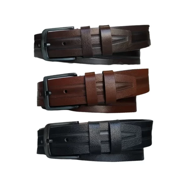 Mens Denim Belt 3 Piece Gift Set Extra Wide 4 5 cm KARPHBCV00001CXR3H 01