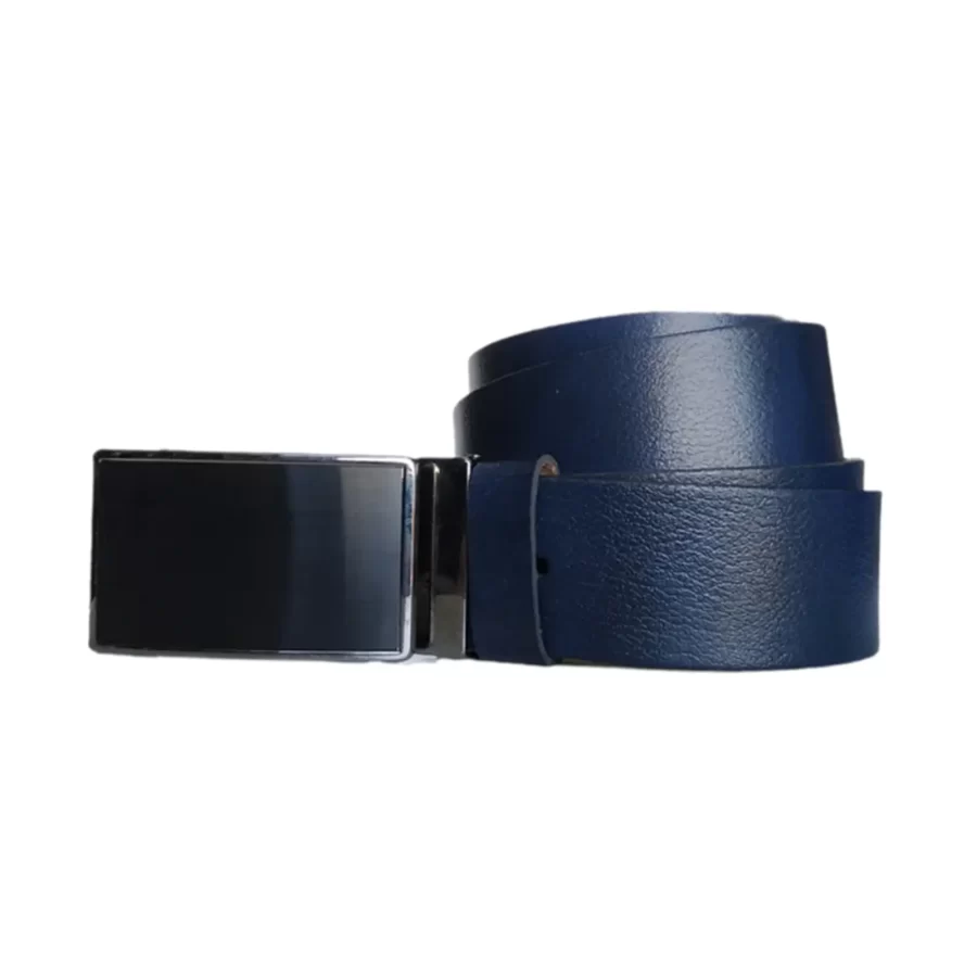 Wide Gents Belts For Denim Dark Blue Calf Skin KARPHBCV00001CXR3R 01