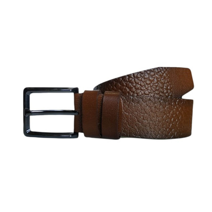 Wide Male Belt For Jeans brown real leather KARPHBCV00001CXQXB 02