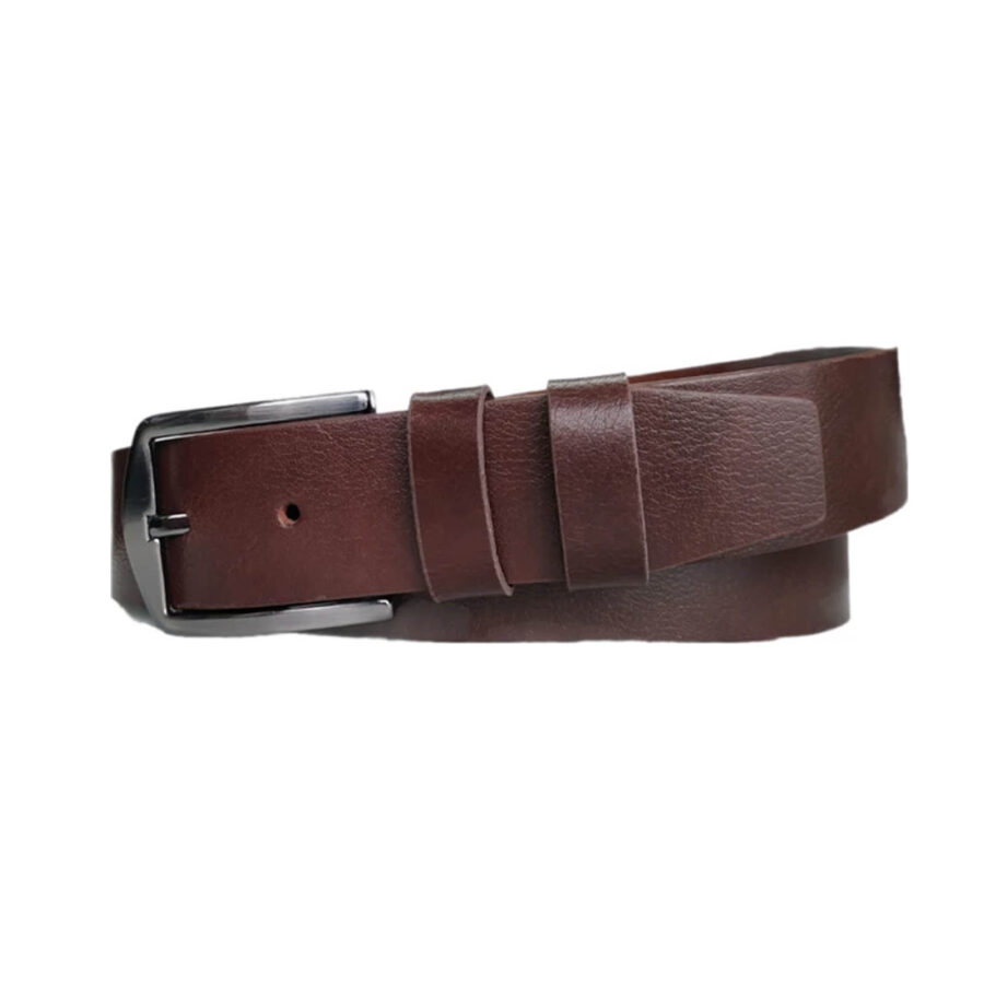 Wide Male Belt For Jeans brown real leather KARPHBCV00001CXR8Q COGN 1