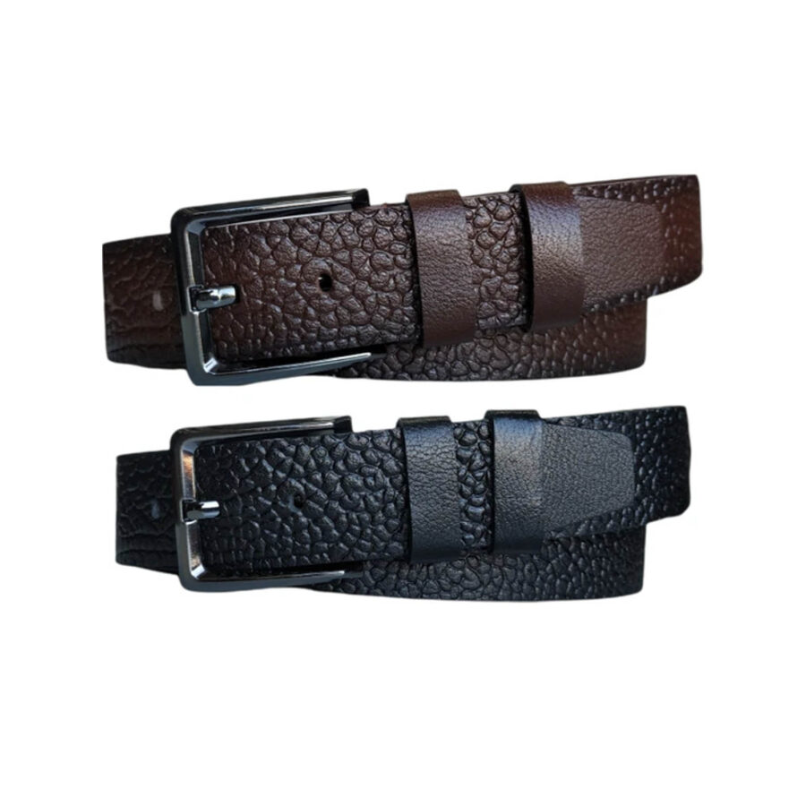 Wide Mens Belt For Denim 2 Piece Gift Set Genuine Leather KARPHBCV00001CXQQ8 SET 1